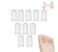 Little Toe Protector, Silicone Anti-Friction Toe Protector,Protector Dedos Pie,Show Toe Protector,Silicone Toe Protector,Toe Protectors For Walking,Toe Protectors For Women 10 transparente 2x1x0.2cm