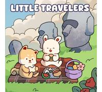 Little Travelers: Bold and Easy Coloring Book with Cute Animals Traveling the World | Simple and Relaxing Vacation Scenes for Adults, Teens, and Beginners