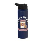 Little Treat Club Funny Snack Reward Quote Stainless Steel Insulated Water Bottle