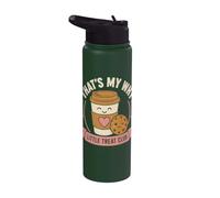Little Treat Club Funny Snack Reward Quote Stainless Steel Insulated Water Bottle
