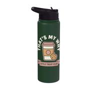 Little Treat Club Funny Snack Reward Quote Stainless Steel Insulated Water Bottle