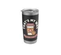 Little Treat Club Funny Snack Reward Quote Vaso térmico de acero inoxidable de doble pared