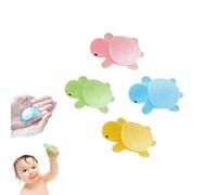 Little Turtle Handmade Essential Oil Soap,Cute Mini Turtle Moisturizing Essential Oil Soap,Gentle and Non Irritating for Washing Hands, Face (4PCS)