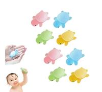 Little Turtle Handmade Essential Oil Soap,Cute Mini Turtle Moisturizing Essential Oil Soap,Gentle and Non Irritating for Washing Hands, Face (8PCS)