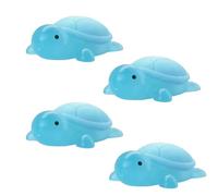 Little Turtle Handmade Essential Oil Soap, Cute Mini Turtle Moisturizing Soap, Ued for Washing Hands and Face, Ideal for Home Hygiene Gift (Blue*4)