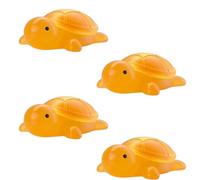 Little Turtle Handmade Essential Oil Soap, Cute Mini Turtle Moisturizing Soap, Ued for Washing Hands and Face, Ideal for Home Hygiene Gift (Yellow*4)