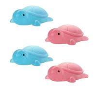 Little Turtle Handmade Essential Oil Soap, Cute Mini Turtle Moisturizing Soap, Ued for Washing Hands and Face, Ideal for Home Hygiene Gift (Blue*2+Pink*2)