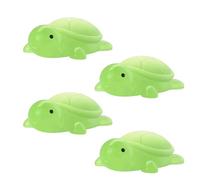 Little Turtle Handmade Essential Oil Soap, Cute Mini Turtle Moisturizing Soap, Ued for Washing Hands and Face, Ideal for Home Hygiene Gift (Green*4)