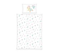 Little Turtle - Ropa de Cama de Invierno con Funda de Almohada de Aprox. 40 x 60 cm, Funda nórdica de 100 x 135 cm con Cremallera Suave, 100% algodón, Franela