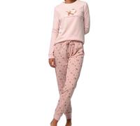 LITTLE UNICORN D850 - Pijama Divertido Que tengas un monito día Mujer Mujer Color: Rosa Talla: S