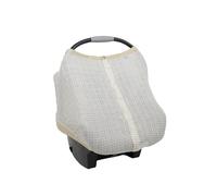 Little Unicorn Toldo para asiento de coche 100% muselina de algodón | Funda súper suave y ligera con ventana | Transpirable | Cierre magnético | Bebé y bebé | Lavable a máquina | Regalo de ducha