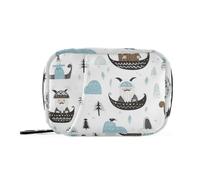 Little Vikings - Bolsa médica escandinava con compartimentos desmontables, organizador reutilizable para píldoras medicinales para bolso