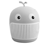 Little Whale Mini Cute Light Luxury Garbage Bin Portable Multifunctional Trash Can for Desktop Office Tea Table