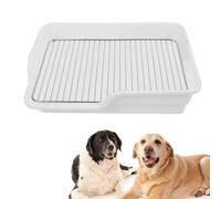 Little Wolves Bandeja para Orinal para Cachorros, Bandeja Reutilizable de 19 X 13 Pulgadas, Almohadillas para Orinar para Perros, Suministros para el Hogar, Productos para (White)