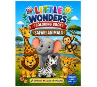 Little Wonders Coloring Book: Safari Animals
