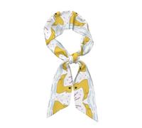 Little Yellow Duck Bufanda de moda para mujer, transpirable, accesorio multiusos, perfecta para citas, viajes y sesiones de fotos