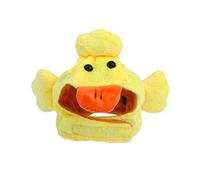 Little Yellow Duck Pet Hat Duck Shape Puppy Outfit Party Cosplay Accessory for Cat Dog(Talla S)