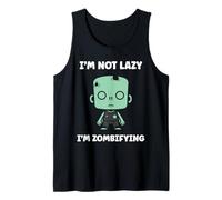 Little Zombies Dead Halloween Not Lazy I'm a Zombie Camiseta sin Mangas