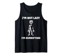 Little Zombies Dead Halloween Not Lazy I'm a Zombie Camiseta sin Mangas