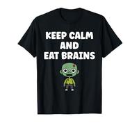 Little Zombies Halloween Dead Eat Brains Zombie Camiseta