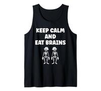 Little Zombies Halloween Dead Eat Brains Zombie Camiseta sin Mangas