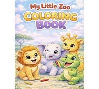 Little Zoo Coloring Book: 50 Cute Baby Animals for Kids Ages 3-6