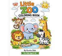 Little Zoo Coloring Book: Fun and Easy Animal Coloring Pages for Preschool, Kindergarten & Toddlers - Big, Bold Designs for Little Hands