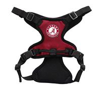 Littlearth Arnés Unisex para Mascotas Adultas de la NCAA Alabama Crimson Tide con Clip Frontal, Color del Equipo, Talla S