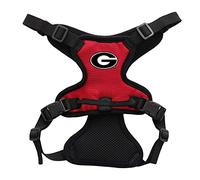 Littlearth Arnés Unisex para Mascotas con Clip Frontal de la NCAA de Georgia Bulldogs, Color del Equipo, Talla XS