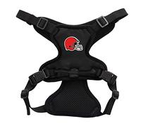 Littlearth Arnés unisex para mascotas con clip frontal de la NFL Cleveland Browns, color del equipo, talla S