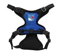 Littlearth Arnés Unisex para Mascotas con Clip Frontal de la NHL New York Rangers, Color del Equipo, Talla S