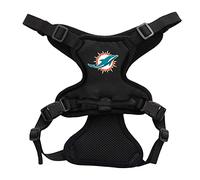 Littlearth Arnés unisex para mascotas, con clip frontal de los delfines de Miami de la NFL, color del equipo, talla S
