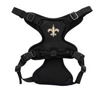 Littlearth Arnés unisex para mascotas con clip frontal de los New Orleans Saints de la NFL, color del equipo, talla S