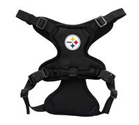 Littlearth Arnés unisex para mascotas con clip frontal de Pittsburgh Steelers, color del equipo, talla L