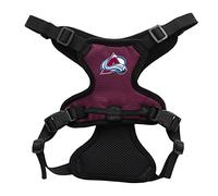 Littlearth Arnés Unisex para Mascotas con Clip Frontal NHL Colorado Avalanche, Color del Equipo, XS