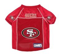Littlearth Camiseta básica unisex para mascotas adultas de los San Francisco 49ers de la NFL, color del equipo, talla XL
