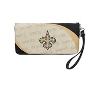 Littlearth - Cartera de Tennessee para Mujer con Cremallera, Mujer, 300902-SANT, Negro, 8" x 4" x 1"