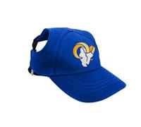 Littlearth Gorra de béisbol unisex para mascotas adultas, de Los Angeles Rams de la NFL, con los colores del equipo, talla XS