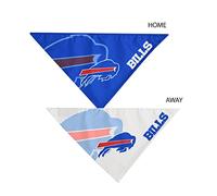 Littlearth Juego de Bandana Unisex para Adultos de la NFL Buffalo Bills Home and Away para Mascotas, Color del Equipo, Talla S