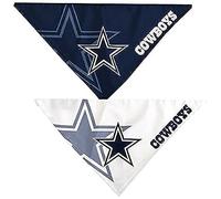 Littlearth Juego de bandana unisex para mascotas adultas, de los Dallas Cowboys Home and Away de la NFL, con los colores del equipo, talla
