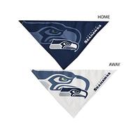 Littlearth Juego de bandana unisex para mascotas adultas, Seattle Seahawks Home and Away de la NFL, con los colores del equipo, talla L