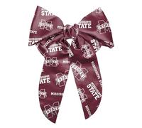 Littlearth NCAA Mississippi State Bulldogs - Pinza para el pelo con lazo grande