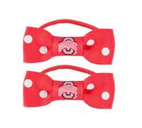 Littlearth NCAA Ohio State Buckeyes Bow Pigtail - Juego de soporte para mujer, talla única, color del equipo