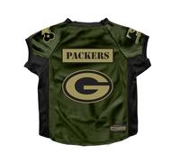 Littlearth NFL Big Dog Valor - Camiseta elástica para mascotas, Green Bay Packers