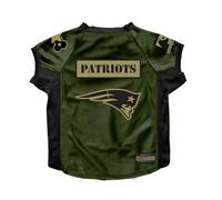 Littlearth NFL Big Dog Valor - Camiseta elástica para mascotas New England Patriots