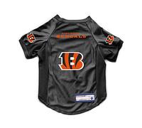Littlearth NFL Cincinnati Bengals Camiseta elástica para Mascotas, XL, 320156-BENG-XL