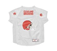 Littlearth NFL Cleveland Browns - Camiseta elástica para Perros Grandes, Color del Equipo