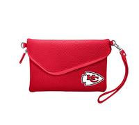 Littlearth NFL Fold Over Crossbody Pebble Monedero, 9 "x 6" x 1 Equipos, Mujer, 300432-CHIE-LRED, Light Red, 9" x 6" x 1"