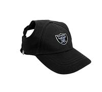 Littlearth NFL Las Vegas Raiders - Sombrero de béisbol para Mascotas, tamaño pequeño, Color del Equipo