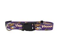 Littlearth NFL Minnesota Vikings Team - Collar para Mascotas, Talla L, Color Morado